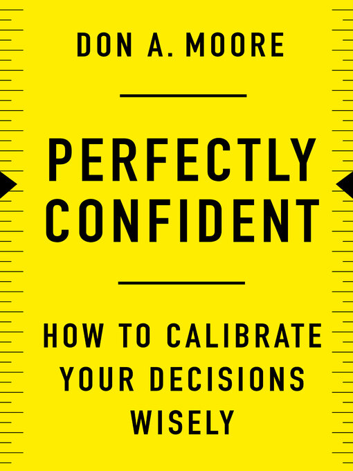 Title details for Perfectly Confident by Don A. Moore - Available